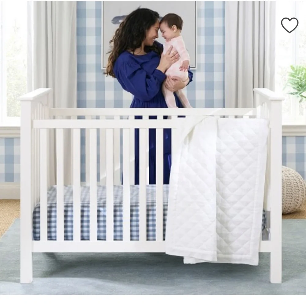 NWOT Pottery Barn Kids Belgian Linen Bedding | Navy